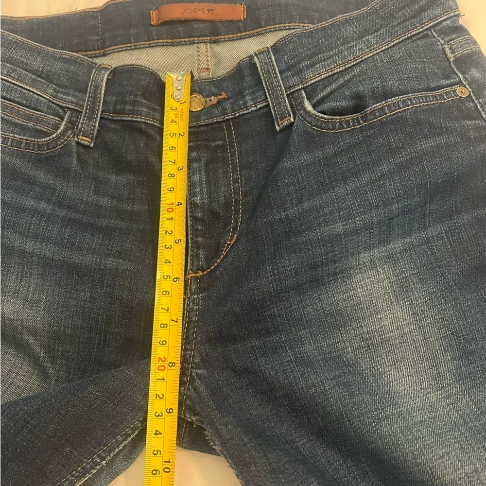 Joe’s Vintage Reserve Roxalana Dark Wash Ankle Straight Raw Hem Jeans sz 28 - Picture 10 of 12